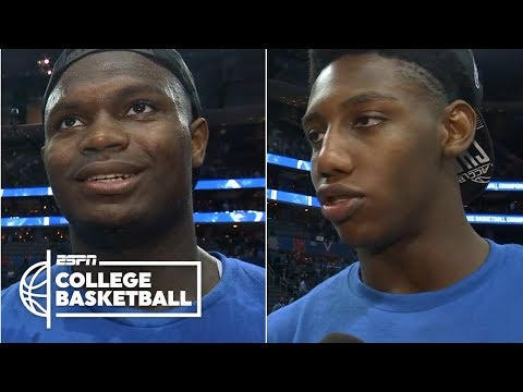 Zion Williamson, RJ Barrett came to Duke to win titles | College Basketball