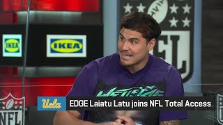 Laiatu Latu Breaks Down His Ucla Game Film On 'Nfl Total Access' Days Before Draft