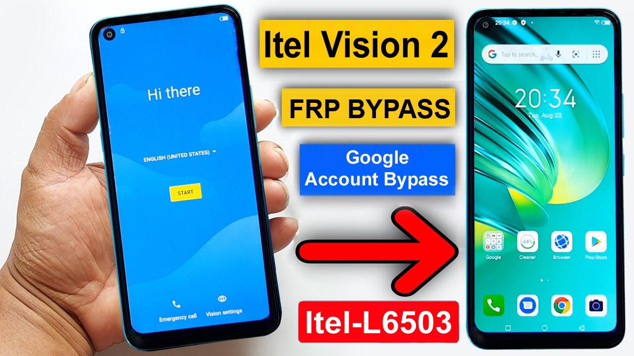 Itel Vision 2 (L6503) FRP Unlock & Remove Google Itel Vision 2 (L6503) FRP Unlock & Remove Google