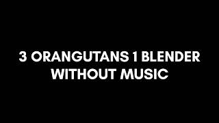 3 Orangutans 1 Blender Without Music Friday Sister Peep Reupload