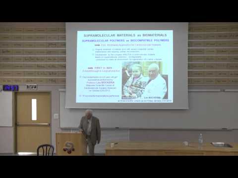 Jean-Marie Lehn - Perspectives in Chemistry Supramolecular to Adaptive - Technion lecture