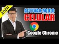 Cómo Activar Modo Celular en Google Chrome (PASO A PASO) - 2024