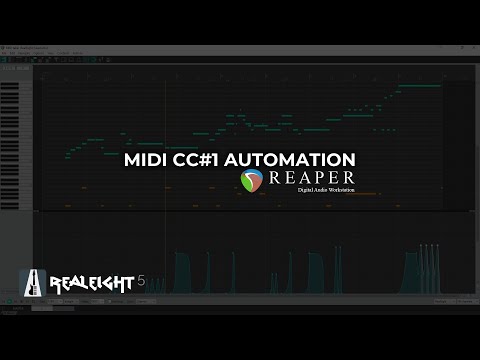 Creating Vibrato and Bend via MIDI CC#1 Automation