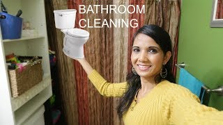 Housewife Cleaning Bathroom Routine | INDIAN MOM IN AMERICA Housewife Cleaning Bathroom Routine | INDIAN MOM IN AMERICA