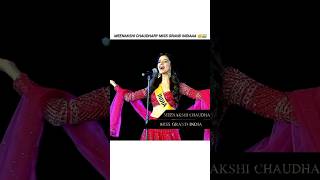 Meenakshi Chaudhary Miss Grand India 2018 1St Runner Up