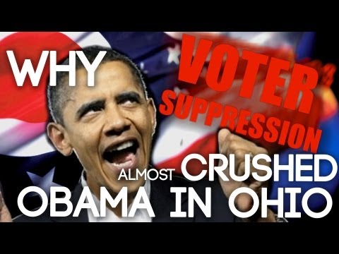 WHY VOTER SUPPRESSION almost CRUSHED OBAMA IN OHIO
