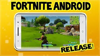 Fortnite Mobile On ANDROID Release DATE!