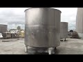Used- Tank, Approximate 6,000 Gallon, 304 Stainless Steel, Vertical - stock # 47078009