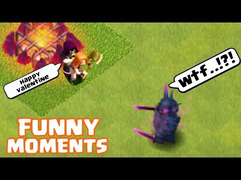 Ultimate Clash of Clans Funny Moments | COC Glitches,Fails, and Trolls Montage | Valentine Special |