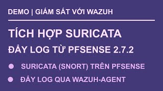 Wazuh V4.X Giám Sát Suricata Cảnh Báo Từ Pfsense Trên Wazuh Qua Wazuh Agent Nhạc Nền