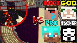 Minecraft Battle: Noob vs PRO vs HACKER vs GOD : OBSIDIAN GOLEM APOCALYPSE - Animation