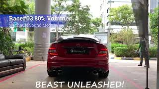 Mercedes-Benz C Coupe with MaxhausT