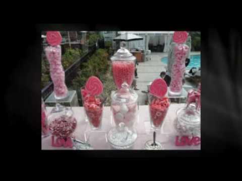 Wedding Shower Cake Ideas on Pink Candy Buffet   Candy Castle Diaper Cake  L Auberge Hotel Del Mar