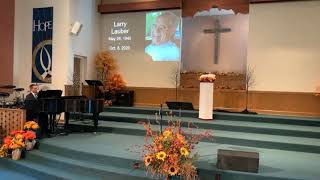 Larry Lauber Funeral Service | October 11, 2020