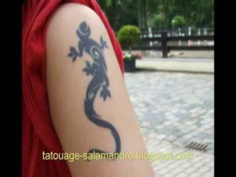 Modèles de Tatouage Salamandre