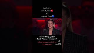 Duo Battle .. Luka & Justin Vs Lauren And & Dean Voice
