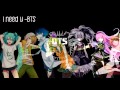 【Vocaloid 4 】BTS/ "I Need U” (cover) + VSQ + Pista