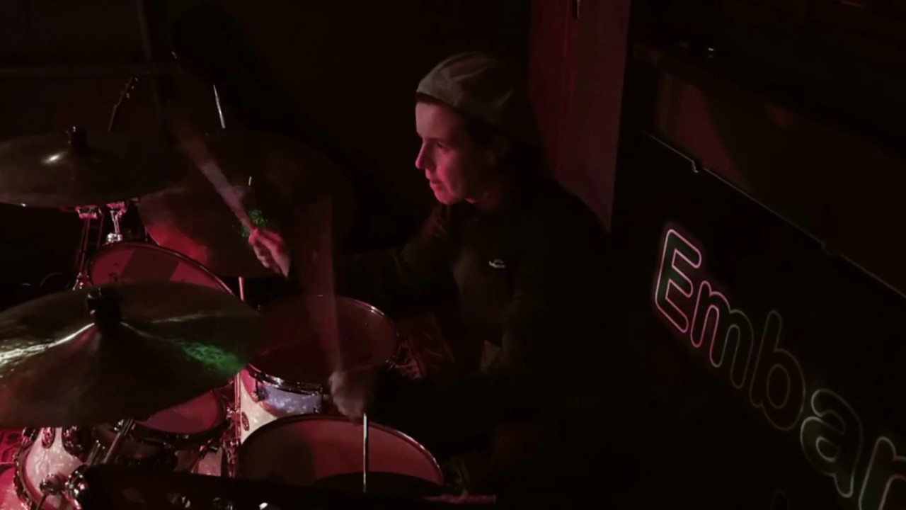 Live band (drummer view) - original song, Christchurch Noodle Blues