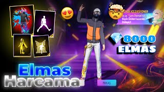 Free Fire Elmas Harcama, 8000 Elmas Uçtu Gitti.