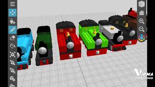 All The Mid Sodor Engines In Drawbricks