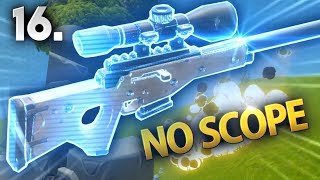 CRAZY No Scope Snipe! Fortnite Battle Royale Moments Ep 16 Fortnite Funny and Best Moments