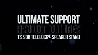 Ultimate Support Product Outlines - TS-90B Telelock® Series Speaker Stand