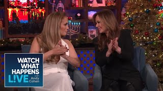 Jennifer Lopez Shades Leah Remini S Cooking Wwhl Jennifer Lopez Shades Leah Remini S Cooking Wwhl