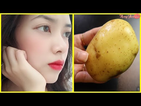 Cách Làm Trắng Da Mặt Cấp Tốc,Da Trắng Tự Nhiên Không Bị Bắt Nắng Chỉ Bằng 1 Củ Khoai Tây