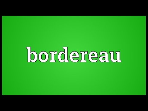 Header of bordereau