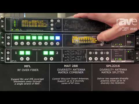 ISE 2022: Wisycom Shows RF Distribution Line, Including MAT 288 Diversity Antenna Matrix Combiner