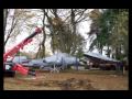 UNIC Mini Crane lifts Harrier Jet