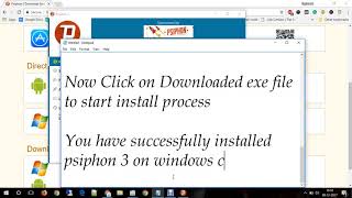 Download And Install Psiphon 3 On Windows 1087- Access Blocked Websites