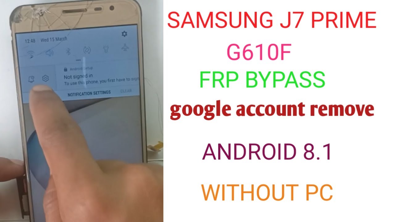 samsung j7 prime(G610f) 8.1 frp bypass ! Google account samsung j7 prime(G610f) 8.1 frp bypass ! Google account