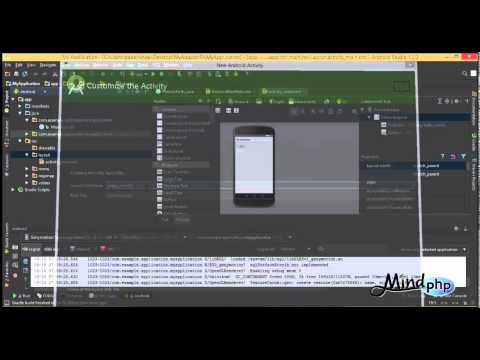 สอนเริ่มต้น พัฒนา Application Android หัด ทำแอป แอนดรอยด์ แบบง่าย Android Studio