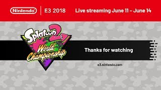 Splatoon 2 World Championship: Opening Rounds 6.11.2018 Splatoon 2 World Championship: Opening Rounds 6.11.2018