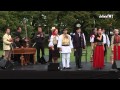 Ópusztaszer   A Magyar Állami Népi Együttes fellépése, a Nemzeti Összetartozás Emlékművének avatási ünnepségén 2012