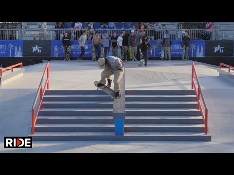 BS 270 Kickflip Lipslide Wins Best Trick - Nike SB European Series 2016