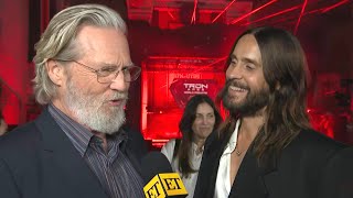 Tron Ares Jared Leto And Jeff Bridges Gush Over Each Other Exclusive