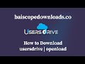 How to Download baiscopedownloads.co | usersdrive | openload