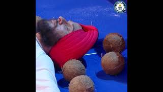 Most Coconuts Smashed Around A Person Blindfolded - Guinness World Records