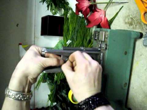 machine pick flower artificial