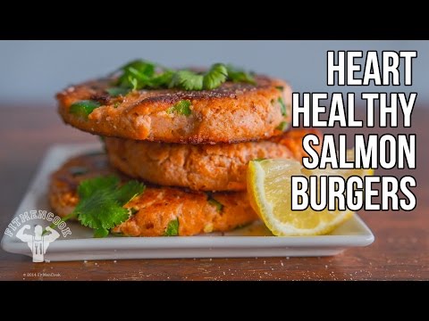 VIDEO : quick & easy healthy salmon patties / tortas de salmón - hungry for easy & delicious heart-healthyhungry for easy & delicious heart-healthysalmonburgers? coming right up! ahungry for easy & delicious heart-healthyhungry for easy & ...