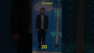 Ameliyat Öncesi 1.60 Cm, Ameliyat Sonrası 1.72 Cm