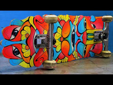 DON’T BREAK THE $450 DOLLAR CUSTOM SKATEBOARD!