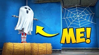 HIDING AS A *GHOST* IN FORTNITE! - Funny Fails and WTF Moments! #361