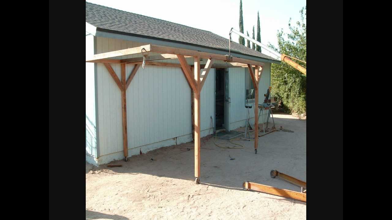 How I Built A Rolling Carport For little money - YouTube