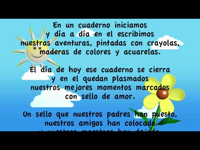 Poemas De Graduacion Para Preescolar Poemas De Graduacion Para Preescolar