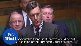 Jacob Rees-Mogg THREATENS Theresa May with vote of no confidence