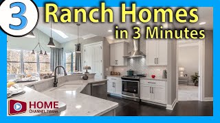 3 Ranch House Tours in 3-Minutes (part 2) - Home Design Style Ideas