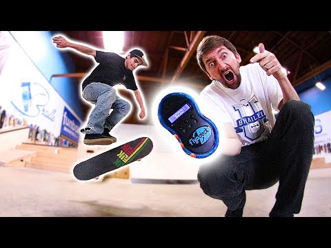 THE WORLD'S FIRST ELECTRONIC GAME OF SKATE?!